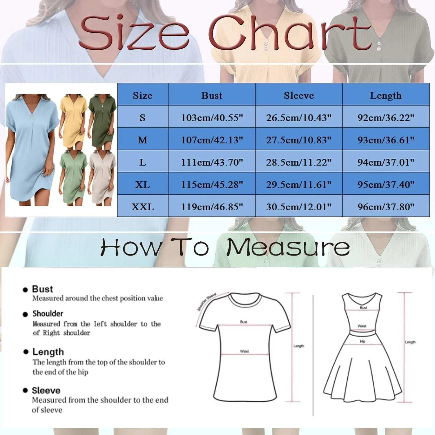 Women's 2025 Summer V Neck Dress Solid Button Down Pullover Short Sleeve Shirts Sundress Beach Travel Vacation Outfits
