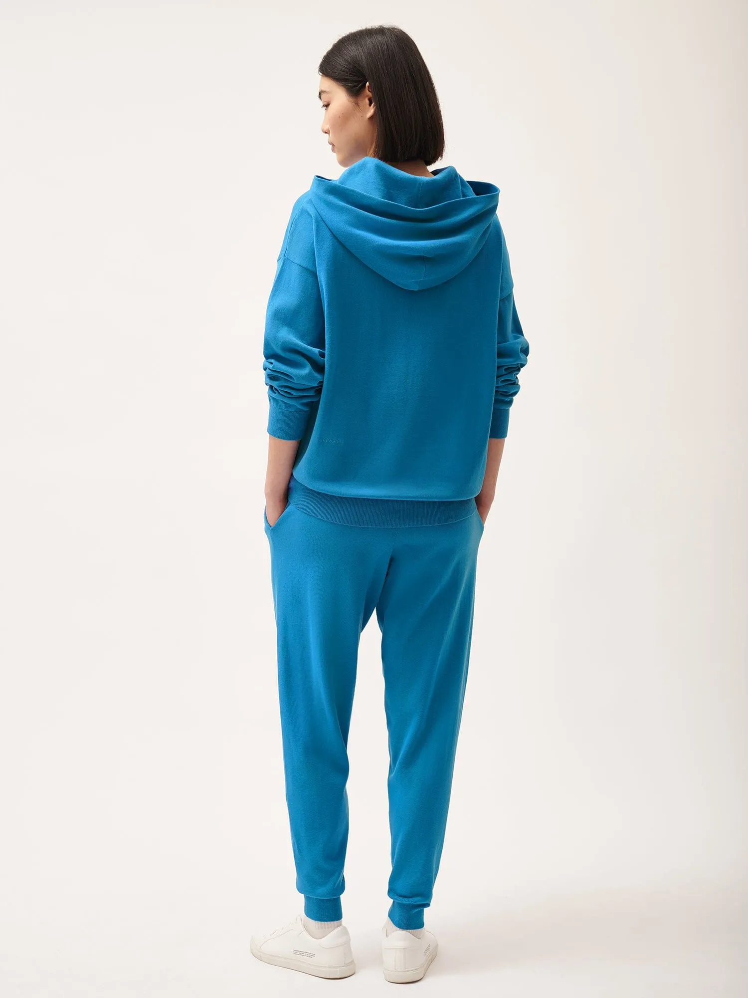 Womens DNA Knitted Track Pantsgeyser blue