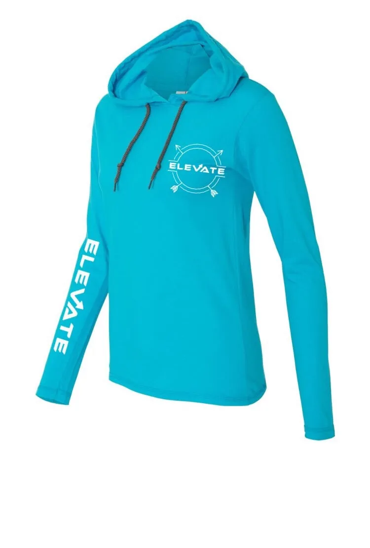 Womens Lightweight Long Sleeve - Blue/ Dark Grey