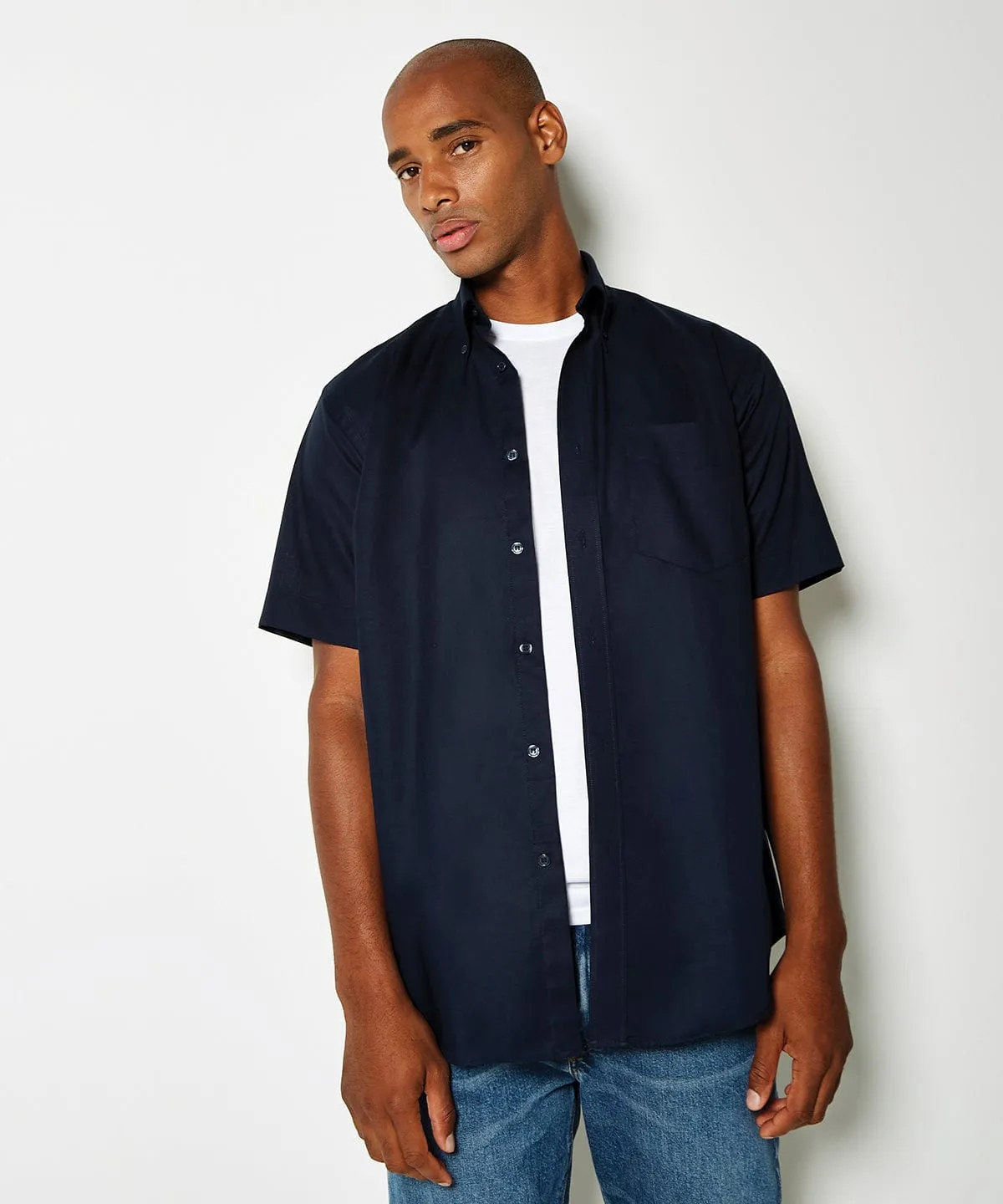 Workplace Oxford shirt short-sleeved (classic fit) | Light Blue*